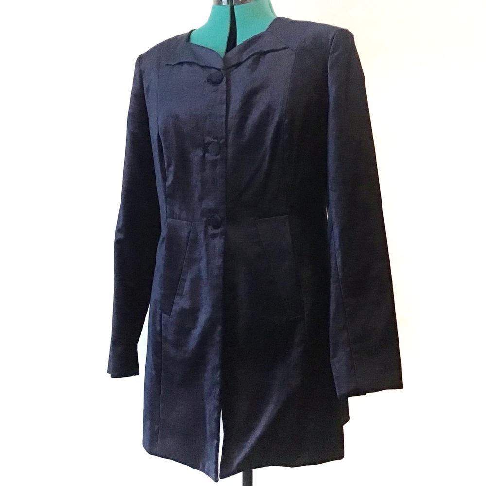 Cabi Entrance Coat in Midnight Blue Style #3489